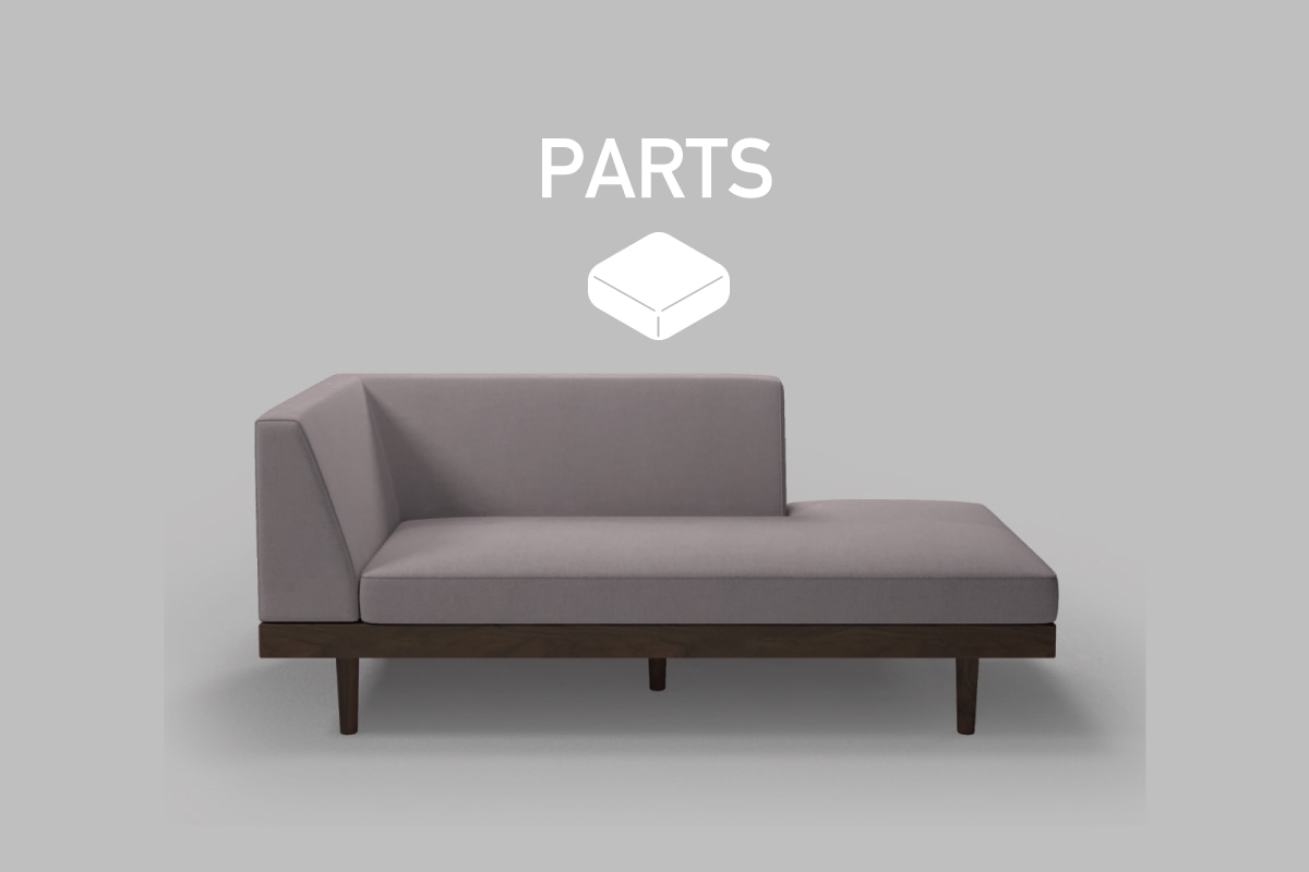 CHILL SOFA PARTS オープンバック 160用　座クッション中材（単品）