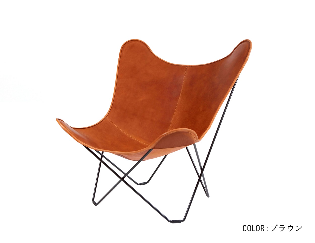 CUERO| BKF CHAIR マリポサ ブラウン