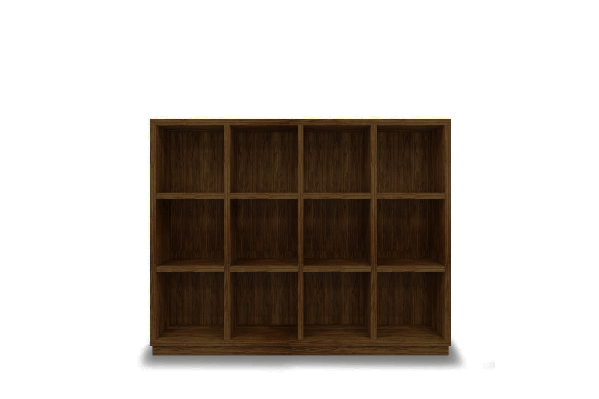 GRID SHELF 4列3段 : W147.2 × D29.2 × H116cm