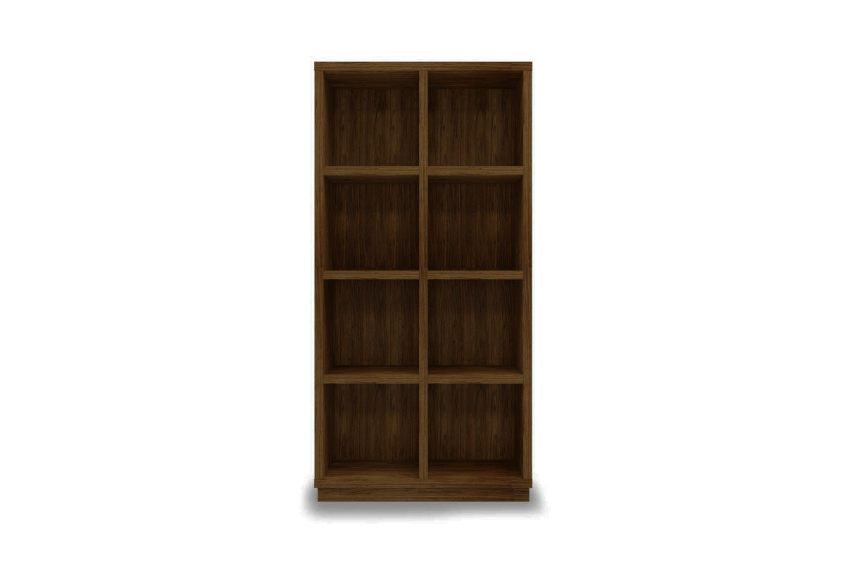 GRID SHELF 2列4段 : W75.2 × D29.2 × H152cm