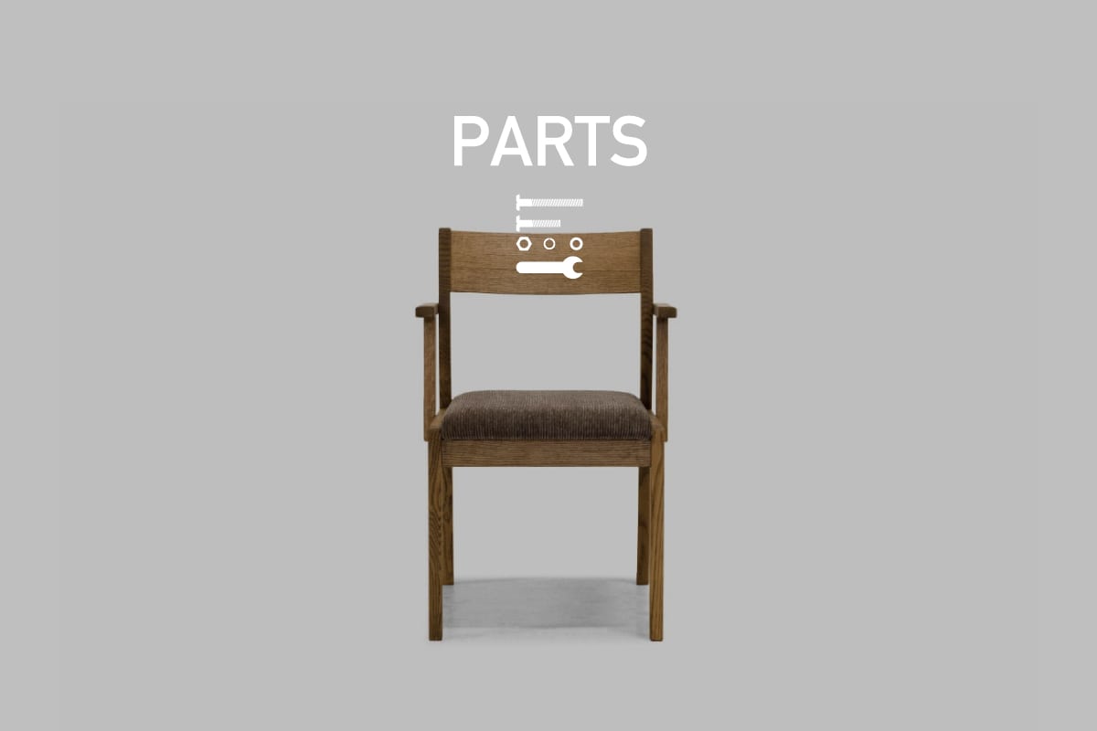 GRAMERCY ARM CHAIR SEAT PARTS