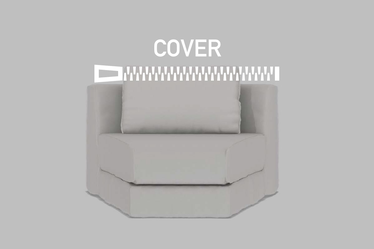 GERVASONI | LOLL 25AN COVER LOLL 25AN (W140xD105xH78cm)