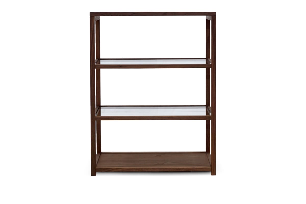 KAKTAS SHELF シェルフ：3段 W80 ガラス棚仕様