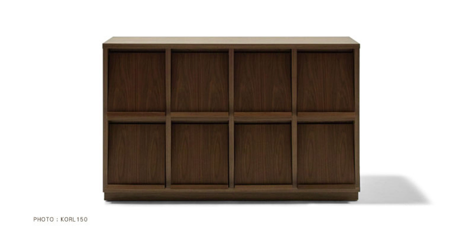 KOROVA RECORD RACK 4列2段 : W150 × D47 × H92 cm