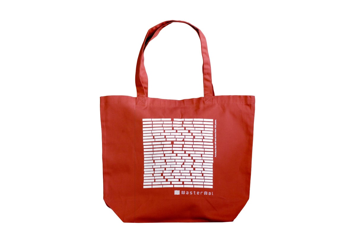 MASTERWAL FABRIC TOTE BAG LUMBER レッド