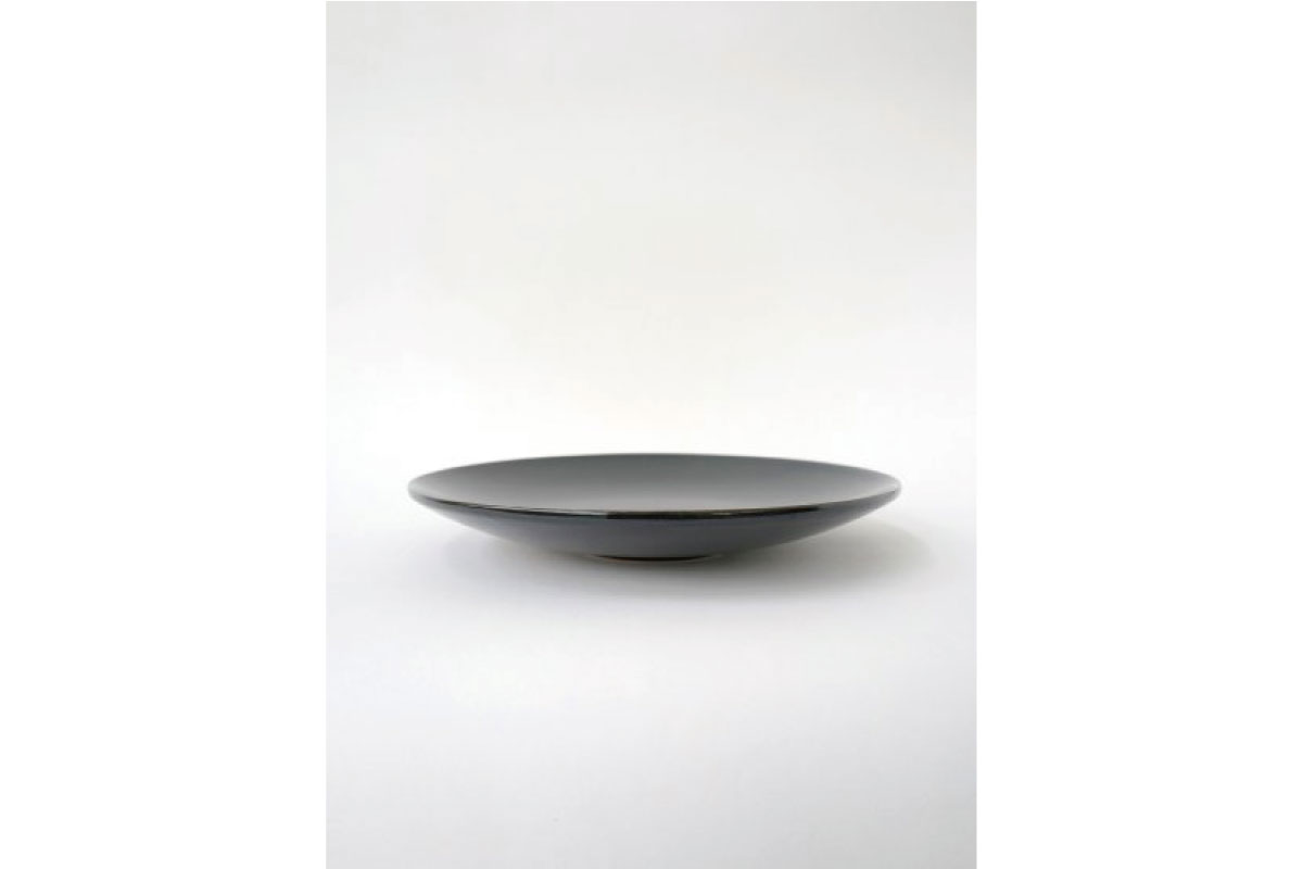 SyuRo |  炻器 Deep Plate ブルー L