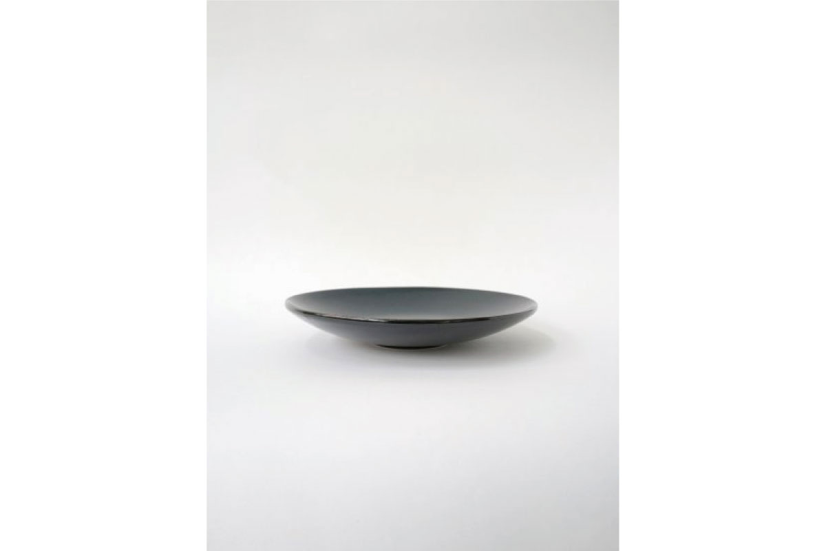 SyuRo |  炻器 Deep Plate ブルー M