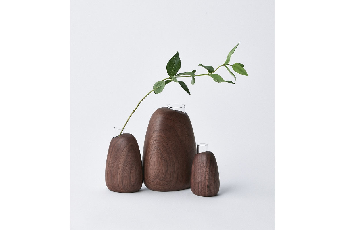 SASAKI | Mango vase ウォールナット ラージ