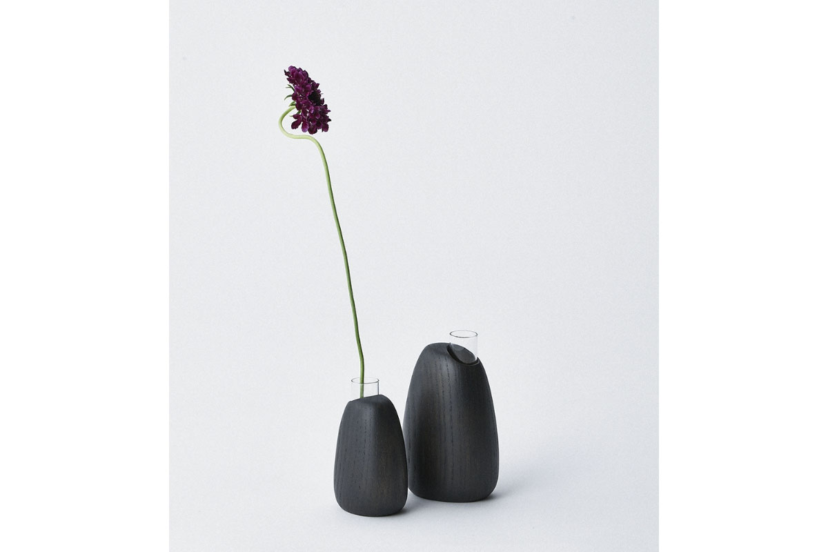 SASAKI | Mango vase ダークグレー レギュラー