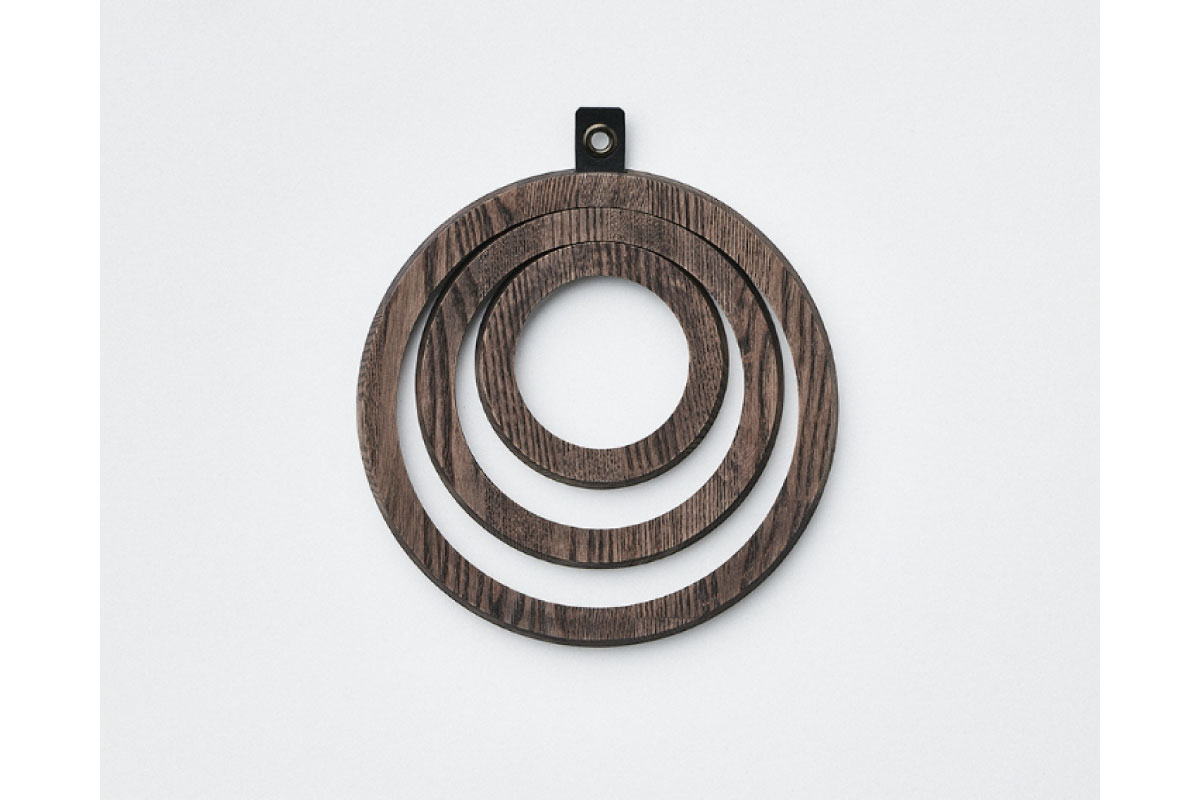 SASAKI | Rings pot coaster ダークグレー