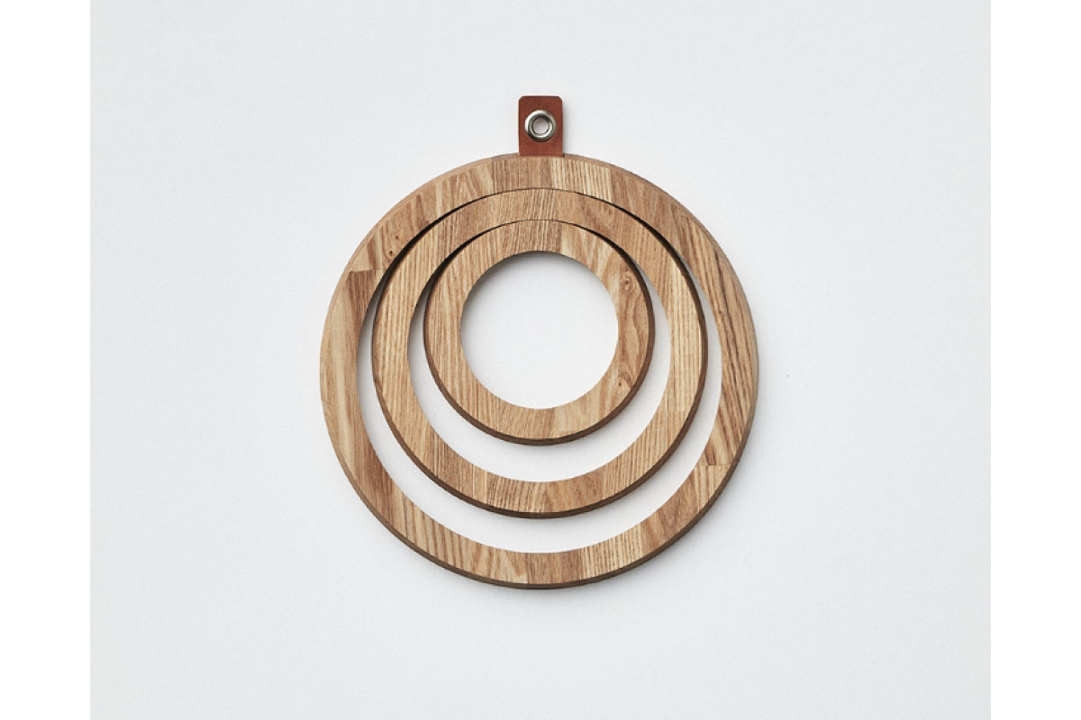 SASAKI | Rings pot coaster ナチュラル