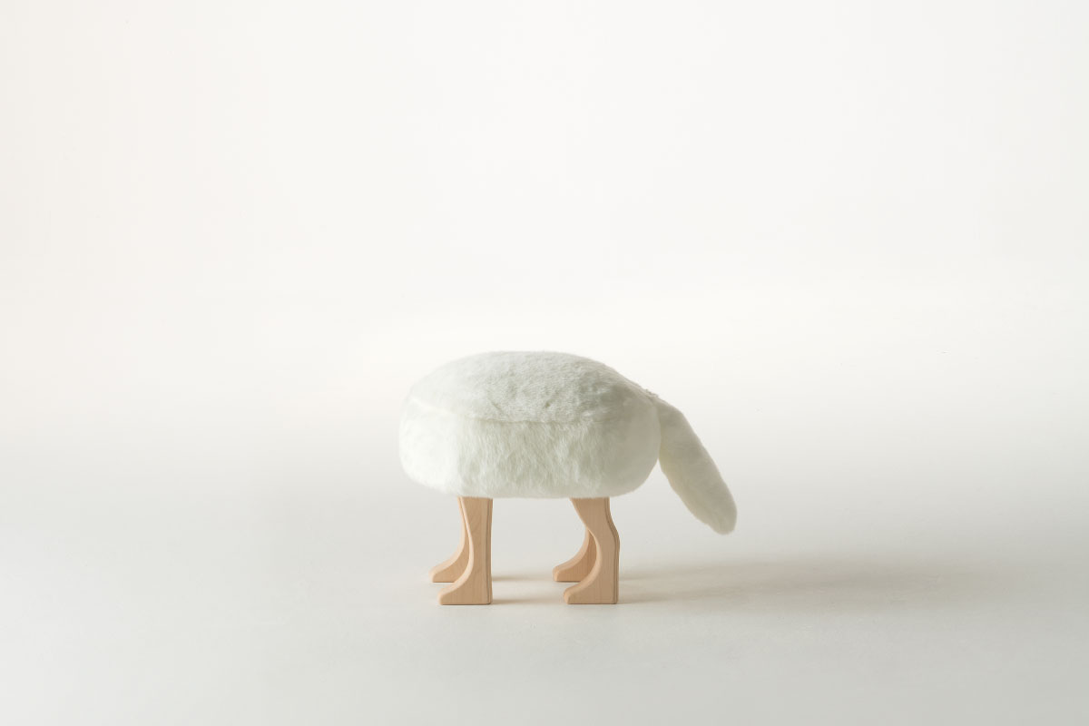 匠工芸 | ANIMAL STOOL フォックスホワイト（S）