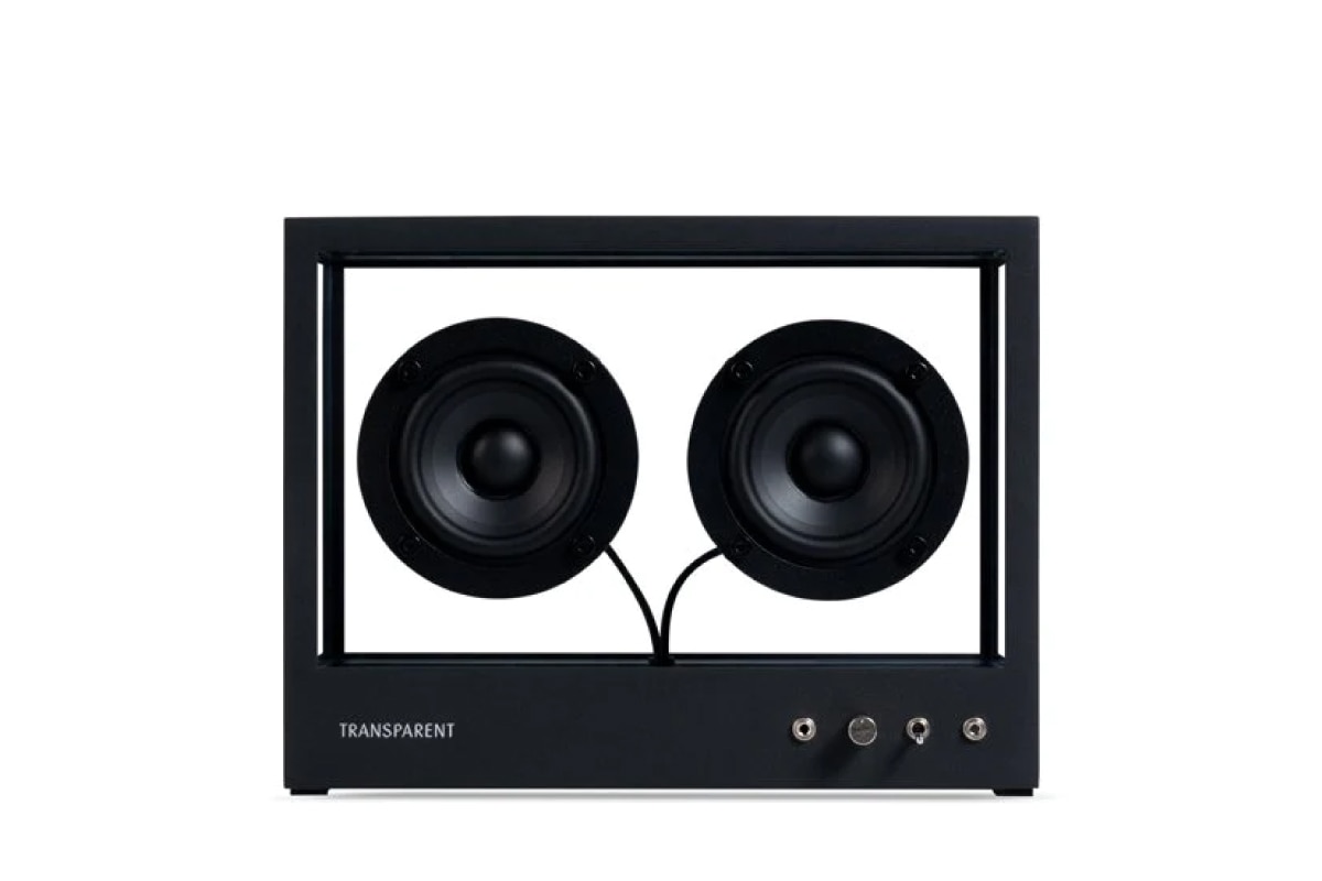 TRANSPARENT | SMALL TRANSPARENT SPEAKER BLACK