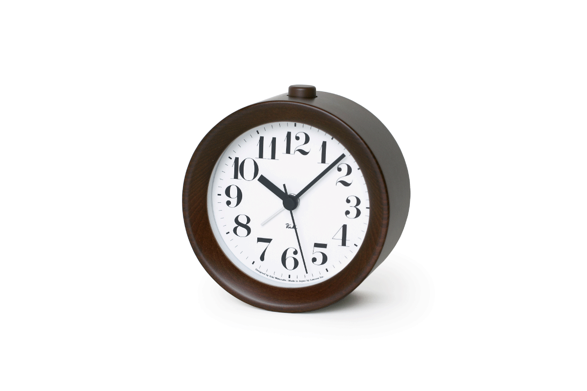 Lemnos | RIKI ALARM CLOCK ブラウン