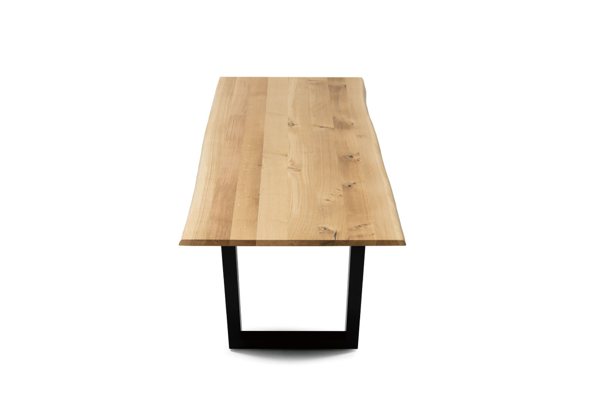 WILDWOOD LIVE EDGE THICK31 DINING TABLE W 160cm × D 90～80cm