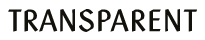 ブランド：トランスペアレント